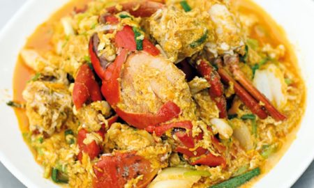 Seafood stir fry in curry sauce Seafood stir fry in curry sauce