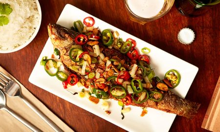Southern Thai seabass in turmeric Southern Thai seabass in turmeric