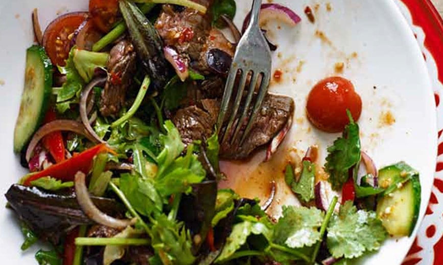Thai Grilled Beef Salad Thai Food Recipe Rosa's Thai