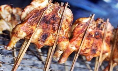 Grilled spring chicken with Thai herbs Grilled spring chicken with Thai herbs