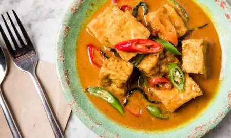 Tofu panang curry Tofu panang curry