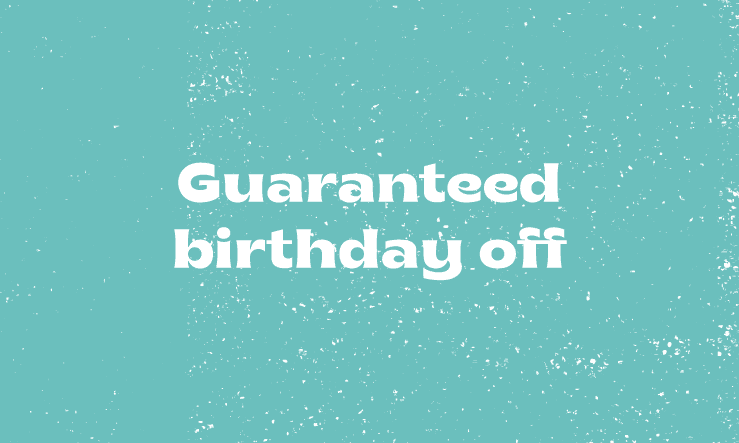 Rosa's guaranteed birthday off title