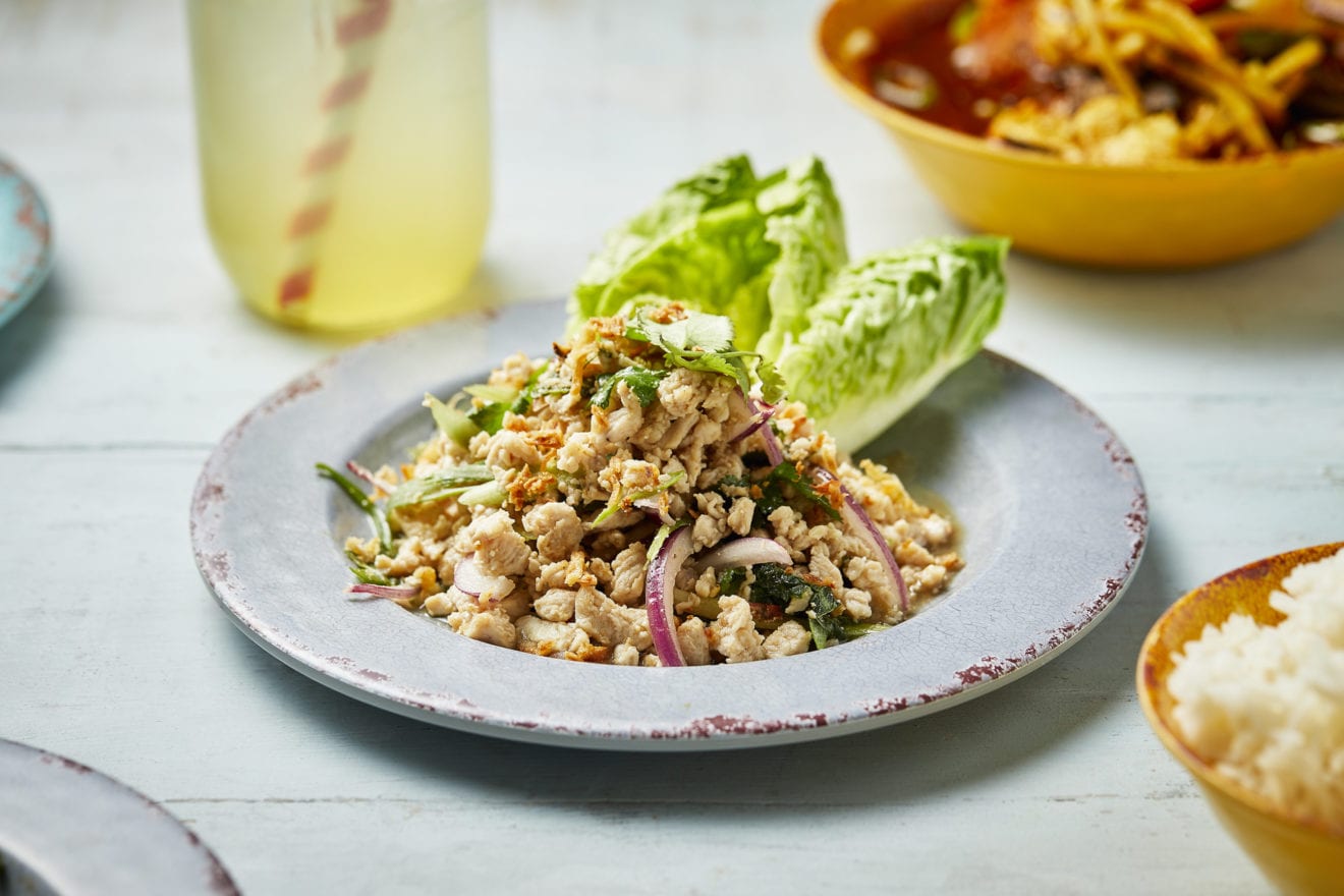 Rosa's Thai minced chicken salad