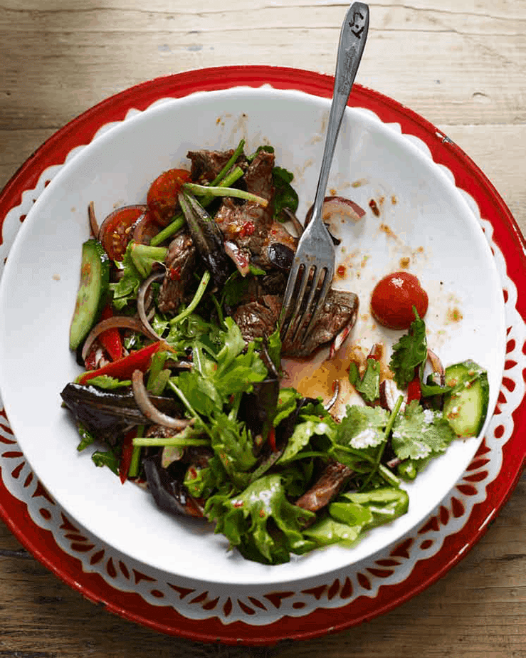Rosa Thai grilled beef salad