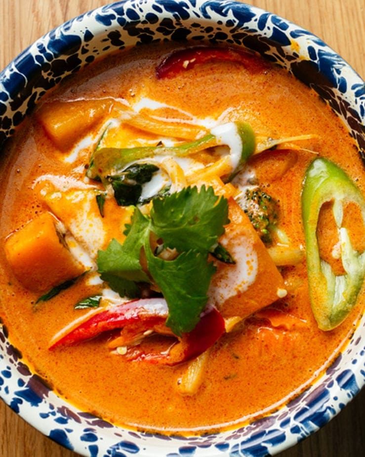 Butternut Red Curry Recipe | Vegetarian Red Curry | Rosa’s Thai