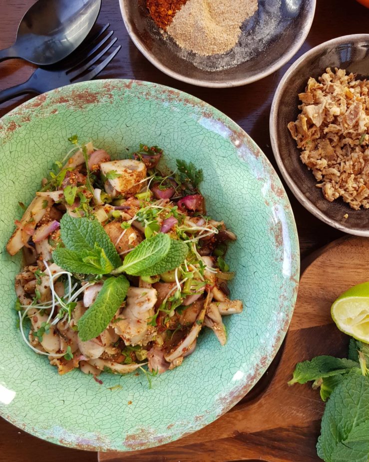 Mushroom Larb Salad | Authentic Thai Recipe | Rosa's Thai